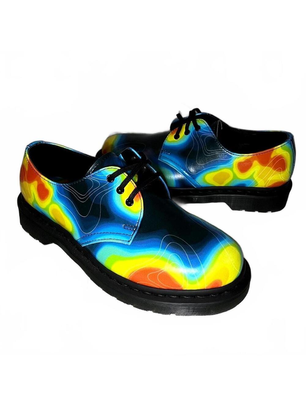 Dr. Martens Oxfords with Heat Map Design Men’s 7 / Women’s 8